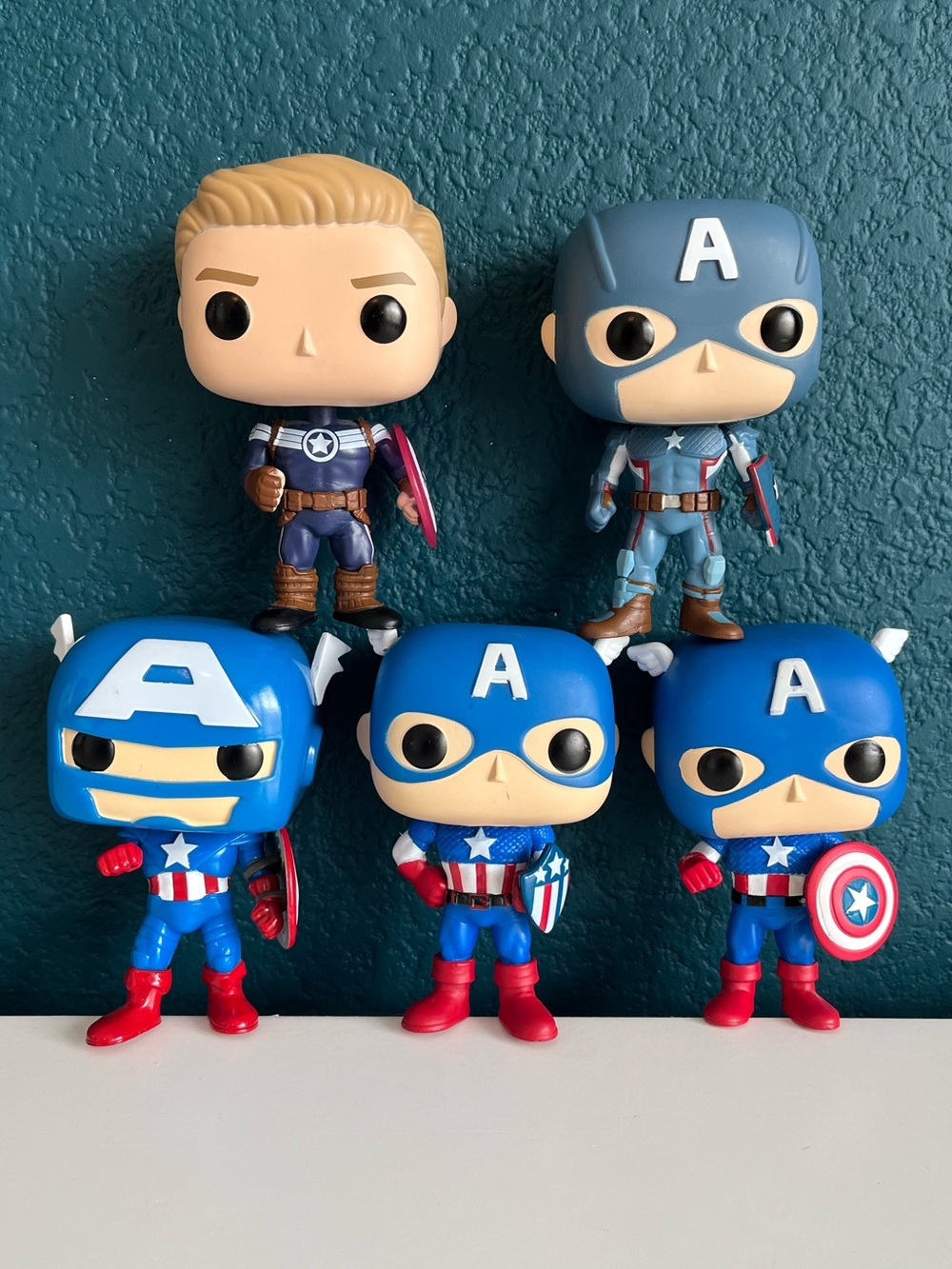 Funko POP! Marvel: Captain America Through The Ages 5 POP’s